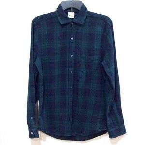 Baldwin Plaid Long Sleeve Shirt Men’s Sz Small The William Button Front